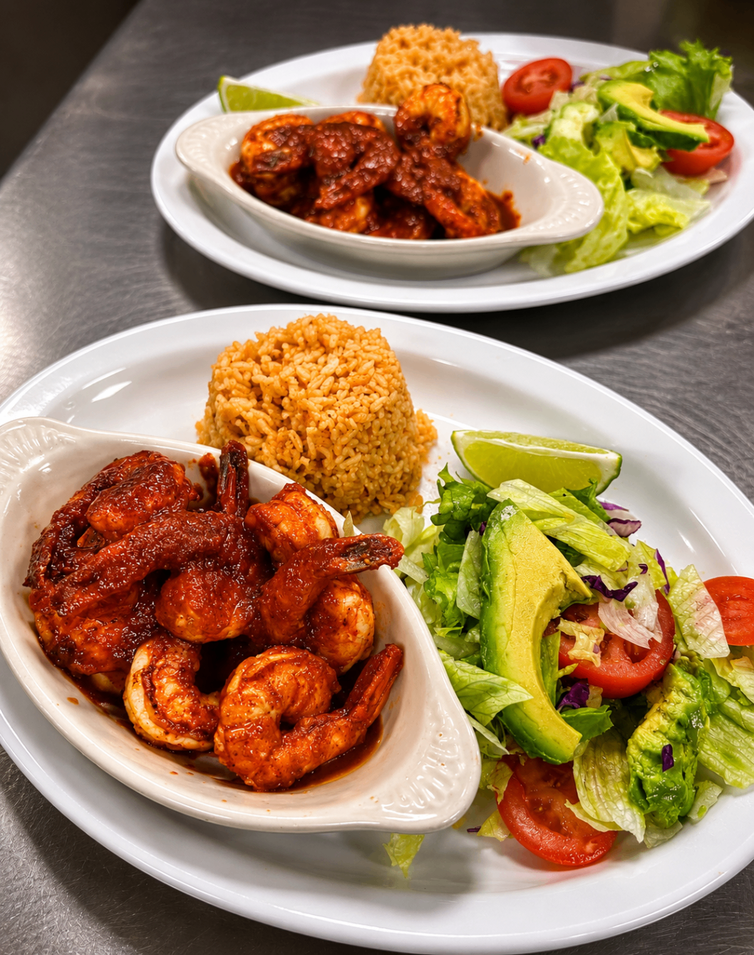Camarones a la Diabla — Mariscos La Perla
