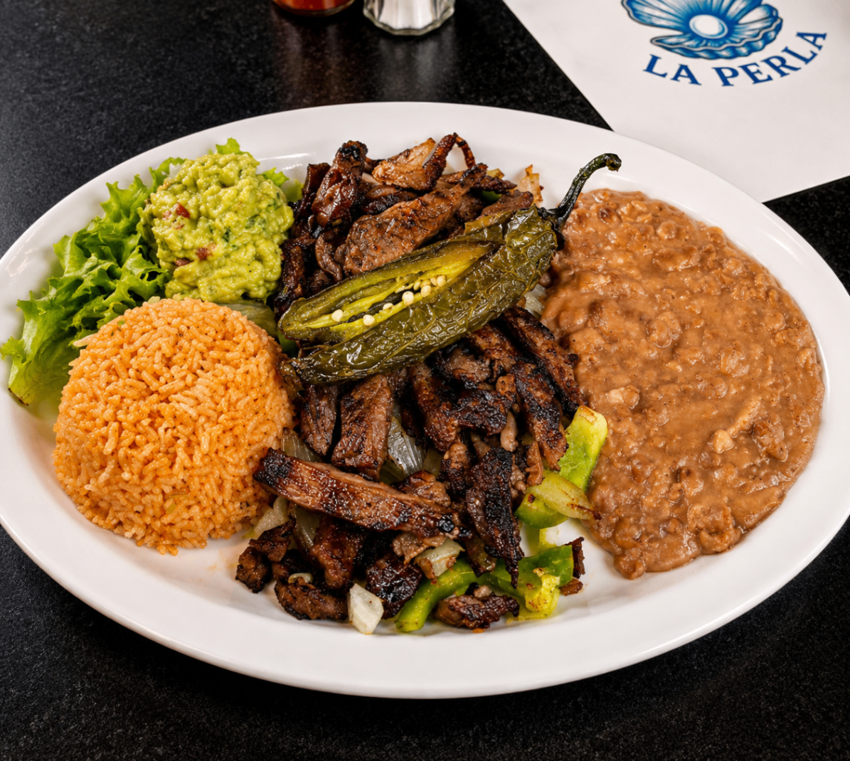 Arrachera — Mariscos La Perla